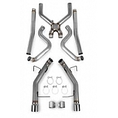 Hooker Headers Exhaust Blackheart Cat Back System - 70503305-RHKR