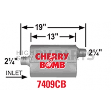 Cherry Bomb Pro Series Exhaust Muffler - 7409CB-1