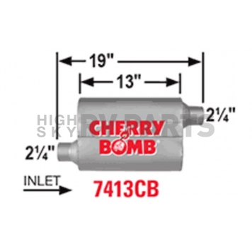 Cherry Bomb Pro Series Exhaust Muffler - 7413CB-1
