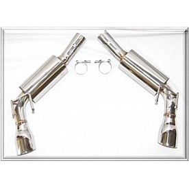 Flow Tech Exhaust Axle Back System - 51600FLT