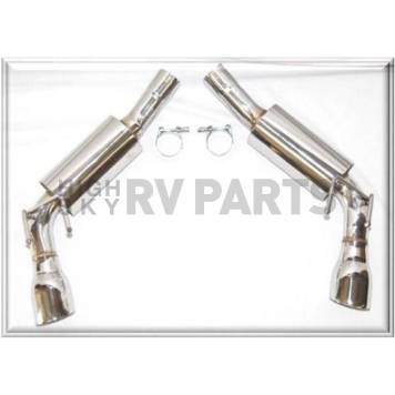 Flow Tech Exhaust Axle Back System - 51600FLT