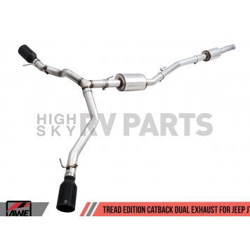 AWE Tuning Exhaust Tread Edition Cat-Back System - 3015-33101
