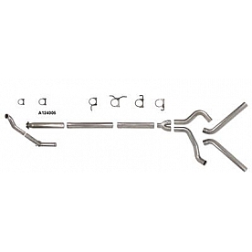 Diamond Eye Exhaust Off-Road Turbo Back System - K4309A-RP