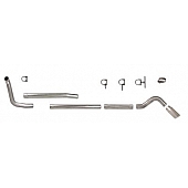Diamond Eye Exhaust Turbo Back System - K4318A-TDRP