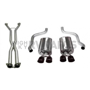 Corsa Performance Exhaust Sport Cat Back System - 14108CBBLK