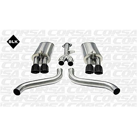 Corsa Performance Exhaust Sport Cat Back System - 14115BLK