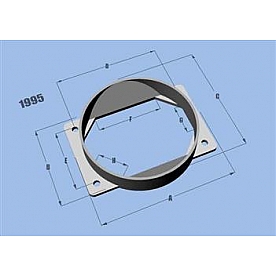 Vibrant Performance Mass Air Flow Sensor Adapter - 1995