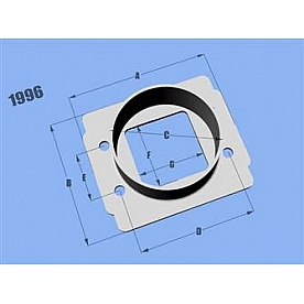 Vibrant Performance Mass Air Flow Sensor Adapter - 1996