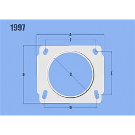 Vibrant Performance Mass Air Flow Sensor Adapter - 1997