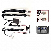 XK Glow Switch Panel 064WIRE3OP