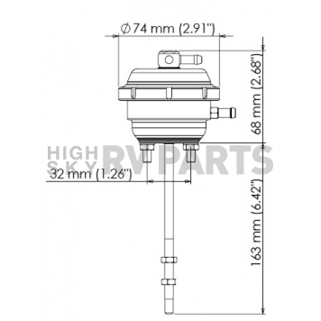 Turbo Smart Turbocharger Wastegate Actuator - TS-0620-3143-1