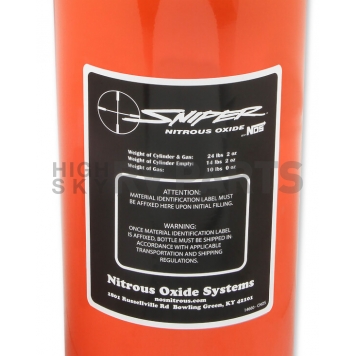 N.O.S. Nitrous Oxide Bottle - 14740NOS-2