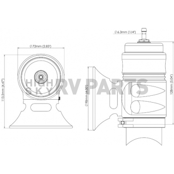 Turbo Smart Turbocharger Blow Off Valve - TS-0204-1303-1