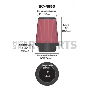 K & N Filters Air Filter - RC-4650-1