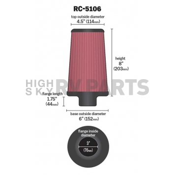 K & N Filters Air Filter - RC-5106-1