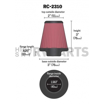 K & N Filters Air Filter - RC-2310-1