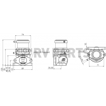 Turbo Smart Turbocharger Wastegate - TS-0501-1201-1