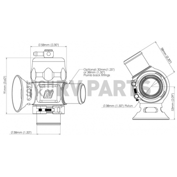 Turbo Smart Turbocharger Blow Off Valve - TS-0205-1071-1