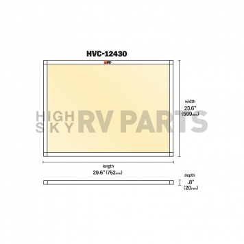 K & N Filters Air Filter - HVC-12430-10