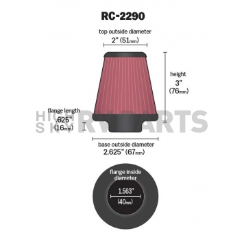 K & N Filters Air Filter - RC-2290-1