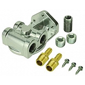 Derale Oil Filter Relocation Bracket - 13049