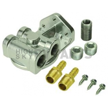 Derale Oil Filter Relocation Bracket - 13049