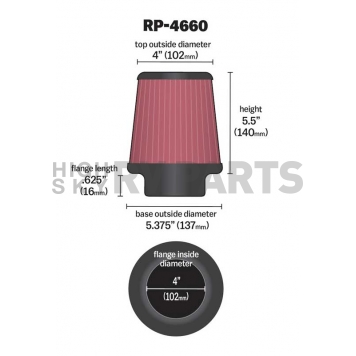 K & N Filters Air Filter - RP-4660-1