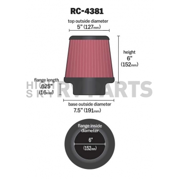 K & N Filters Air Filter - RC-4381-1