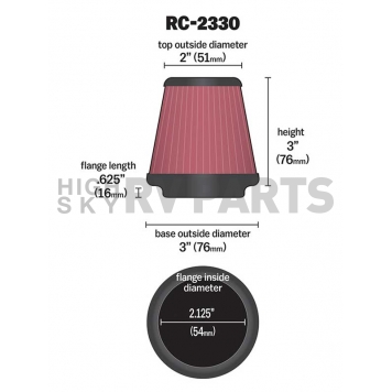 K & N Filters Air Filter - RC-2330-1