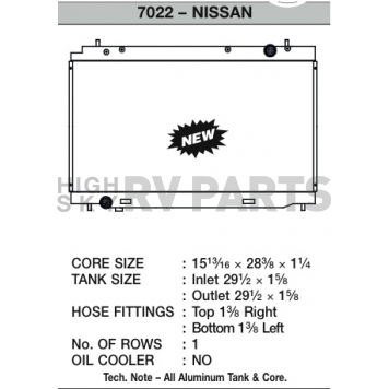 CSF Radiator 7022