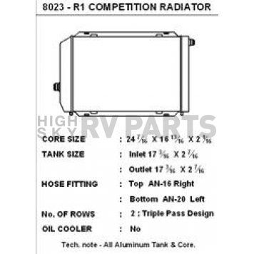 CSF Radiator 8023