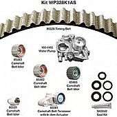 Dayco Products Inc Water Pump Kit WP328K1AS