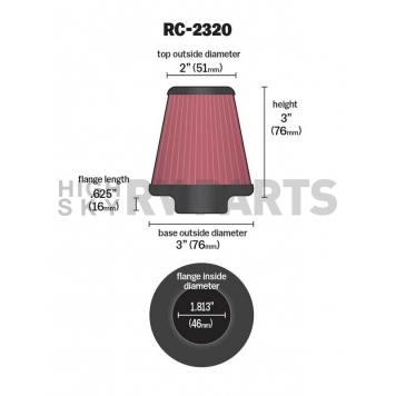 K & N Filters Air Filter - RC-2320-1