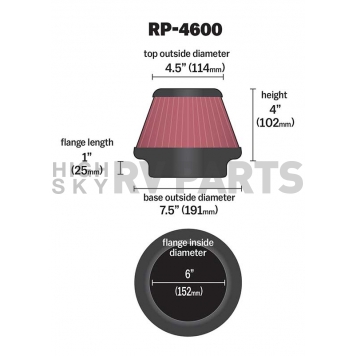 K & N Filters Air Filter - RP-4600-1