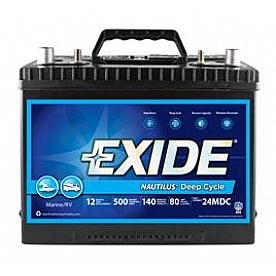 Exide Technologies Battery Marine/ RV - Nautilus Series 24 Group - 24MDC