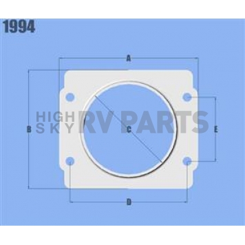 Vibrant Performance Mass Air Flow Sensor Adapter - 1994