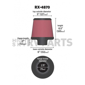 K & N Filters Air Filter - RX-4870-1