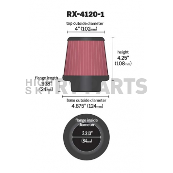 K & N Filters Air Filter - RX-4120-1-1