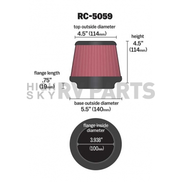 K & N Filters Air Filter - RC-5059-1