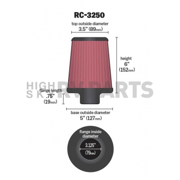 K & N Filters Air Filter - RC-3250-1
