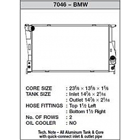 CSF Radiator 7046
