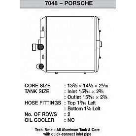 CSF Radiator 7048