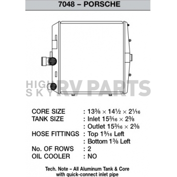 CSF Radiator 7048