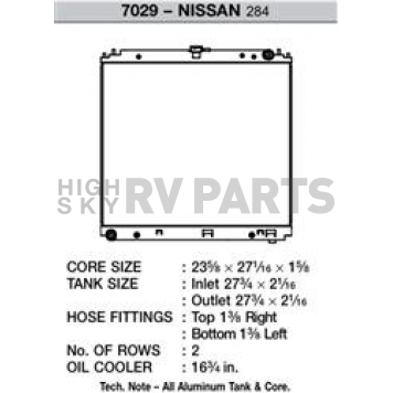 CSF Radiator 7029
