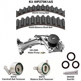 Dayco Products Inc Water Pump Kit WP279K1AS
