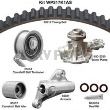 Dayco Products Inc Water Pump Kit WP317K1AS