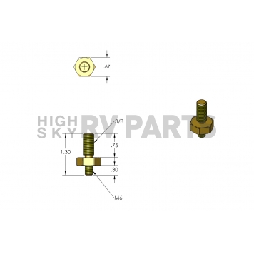 XS Batteries Battery Terminal Extender 588-1