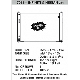 CSF Radiator 7011