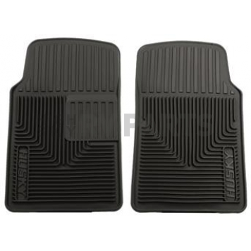 Husky Liner Floor Mat - Direct-Fit Black TPE - Thermoplastic Elastomer Set of 2 - 51061