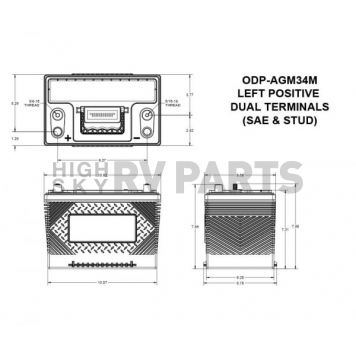 Odyssey Battery Performance Series - ODPAGM34M-3